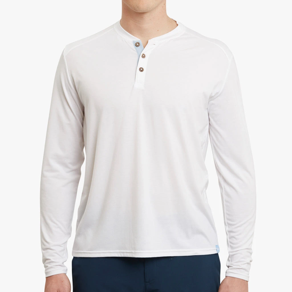 The SeaBreeze Henley | White - Image 4