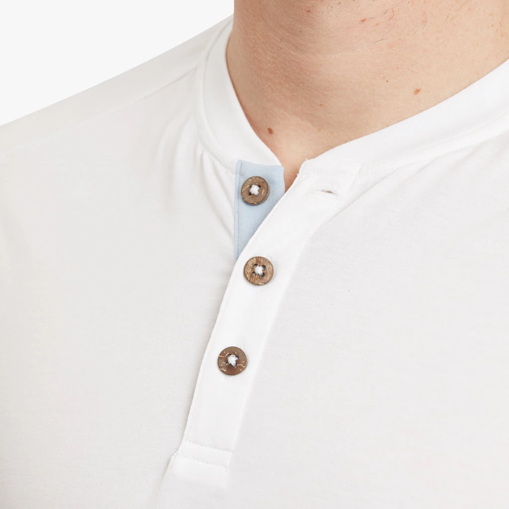 The SeaBreeze Henley | White - Image 8