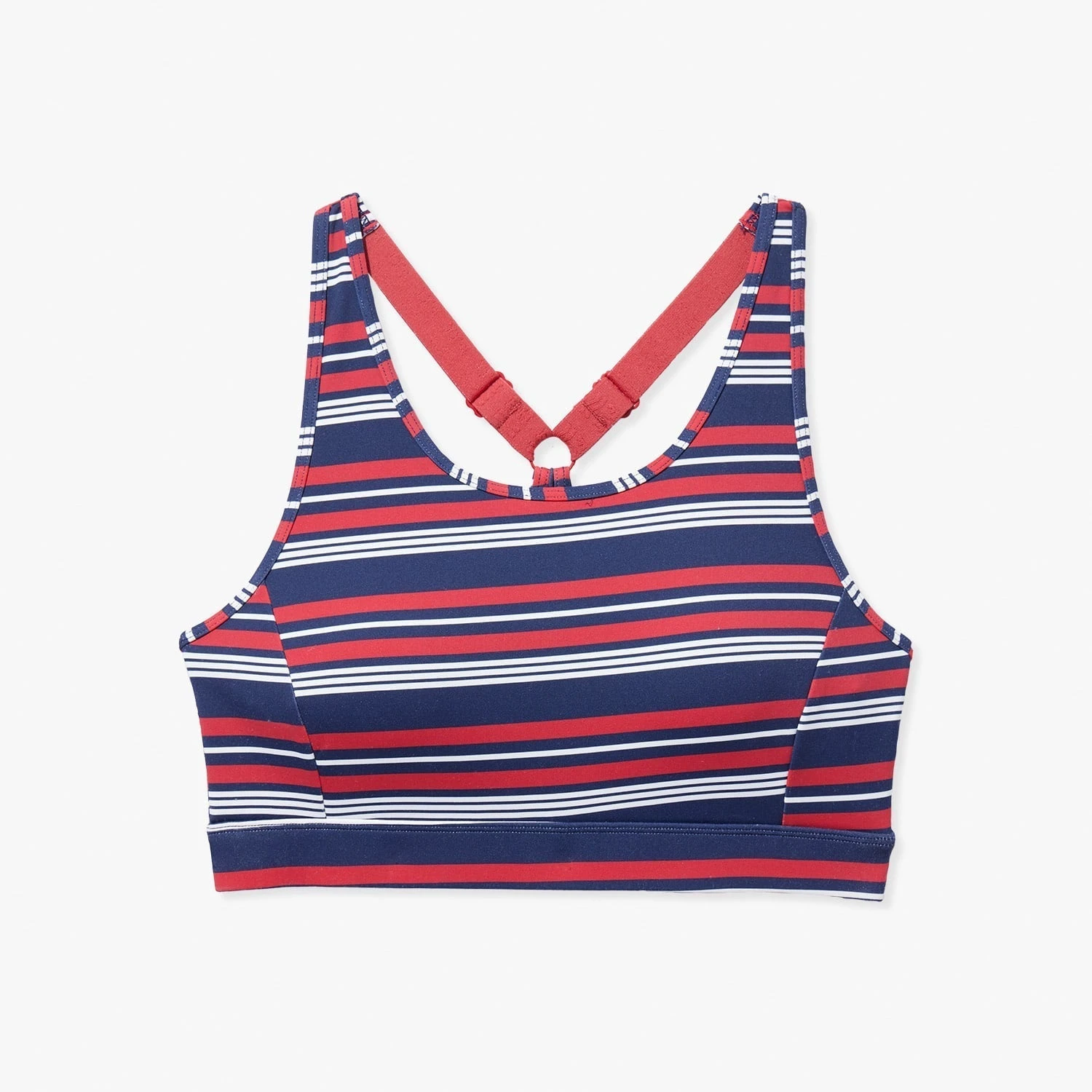 The Corliss Sports Bra | Nautical Stripe
