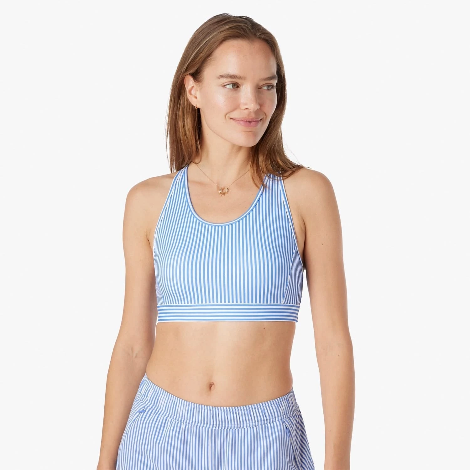 The Corliss Sports Bra | Sailing Stripe - Image 6