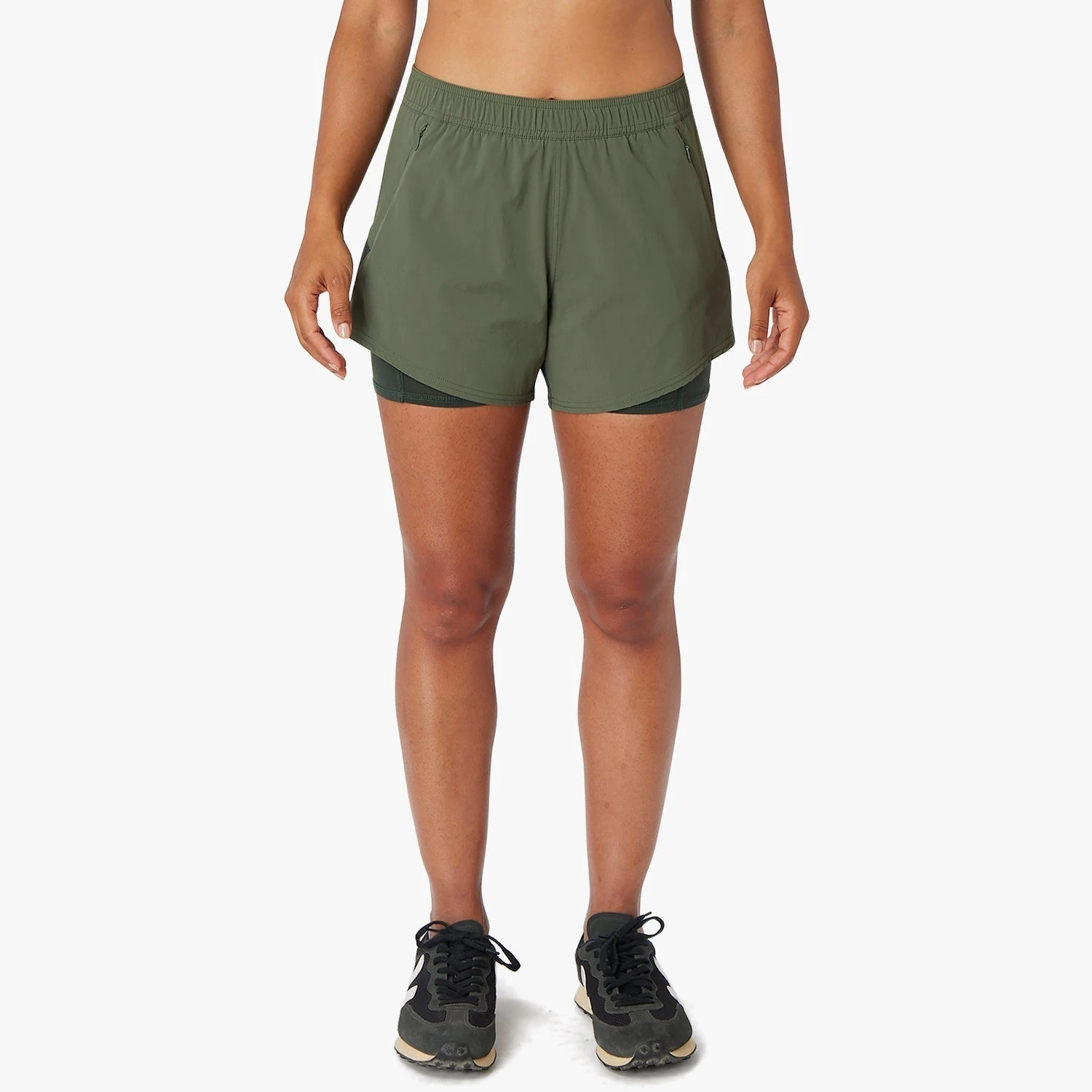 The Corliss Short | Thyme Colorblock - Image 2