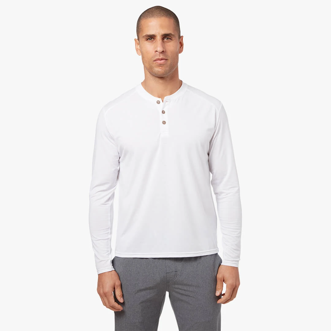 The SeaBreeze Henley | White - Image 2