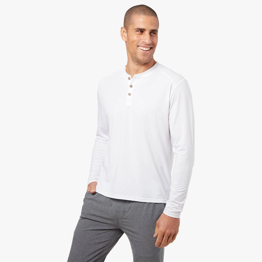 The SeaBreeze Henley | White - Image 7