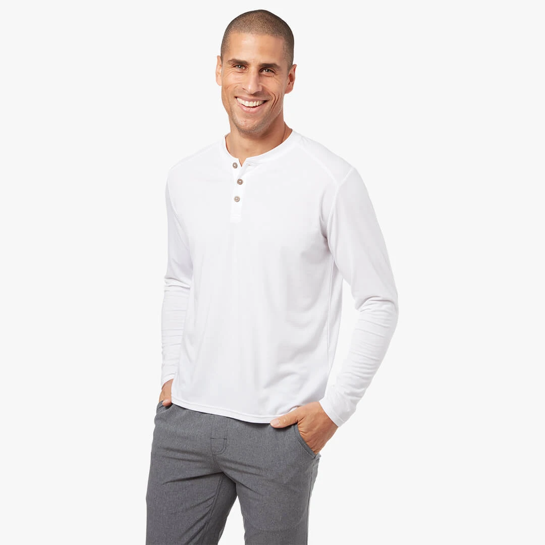 The SeaBreeze Henley | White - Image 5