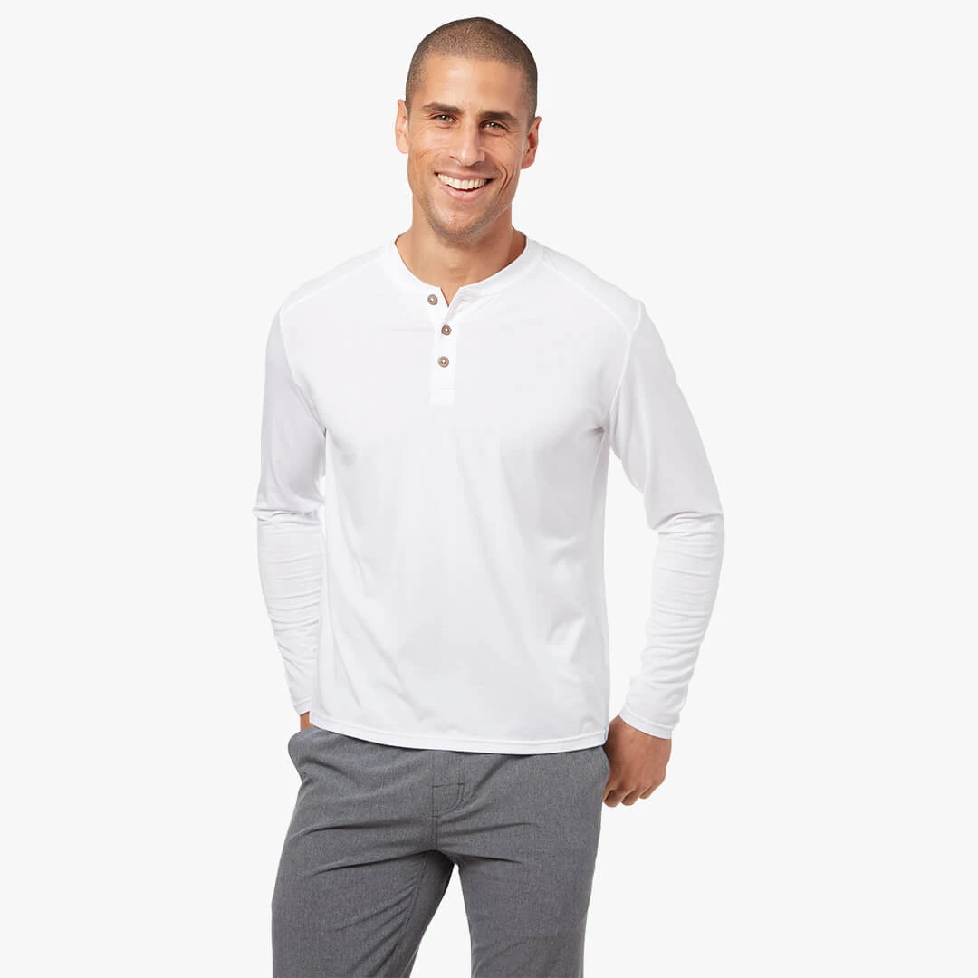 The SeaBreeze Henley | White - Image 6