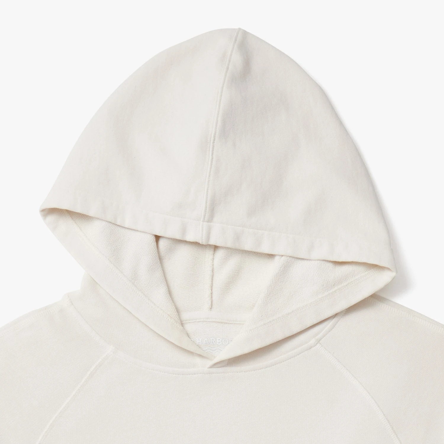 The Vintage-Wash Saltaire Hoodie | Ivory - Image 8