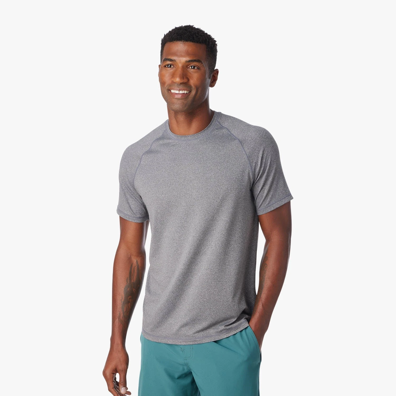 The BreezeKnit⢠Tee | Charcoal - Image 6