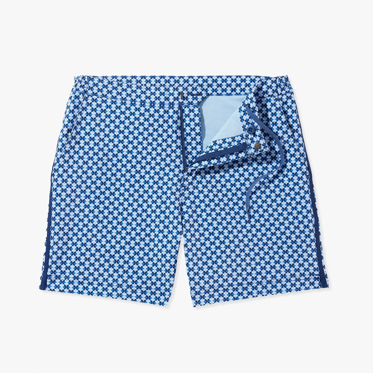 The Sextant Trunk | Sky Blue Retro Flower - Image 2