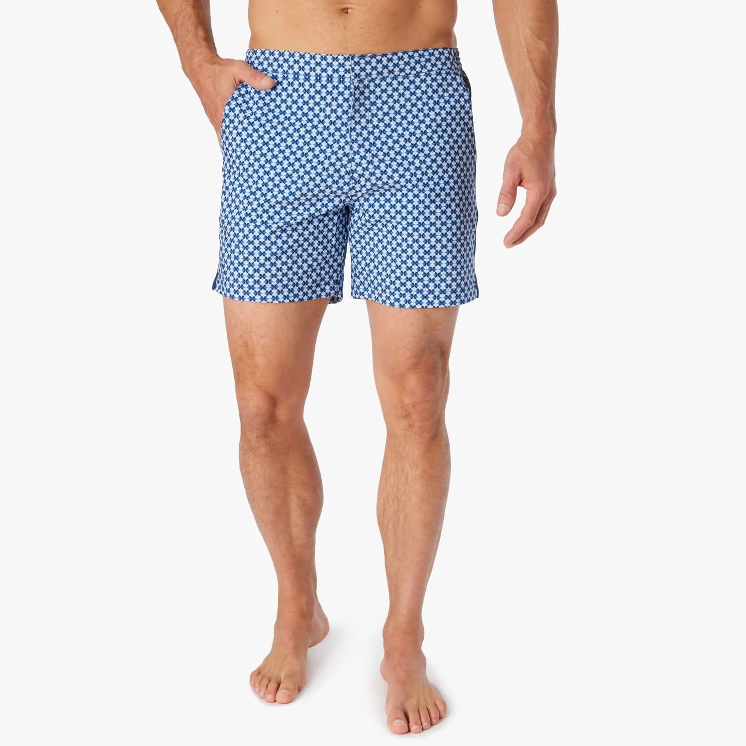 The Sextant Trunk | Sky Blue Retro Flower - Image 3